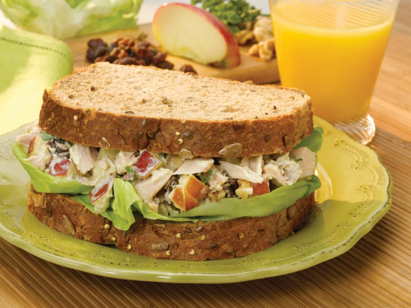 Tuna Apple Salad Sandwich MyPlate